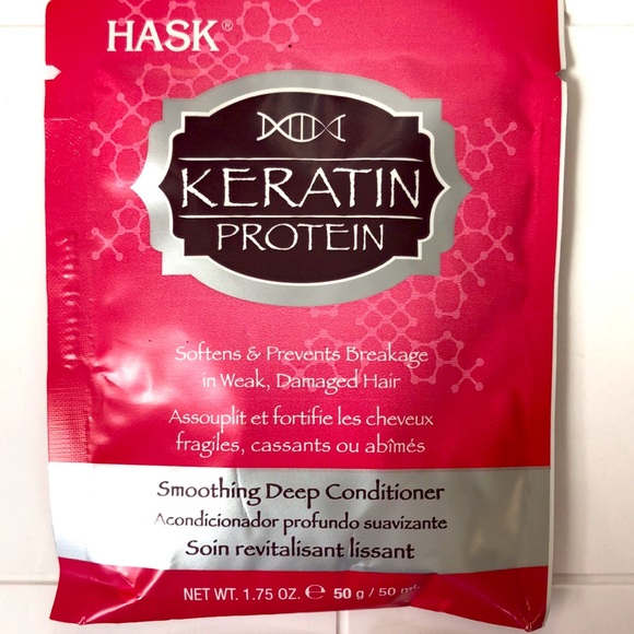 HASK Keratin Protein Smoothing Deep Conditioner Set of 2 - Picture 2 of 3